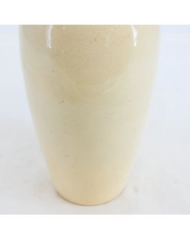 Vase en Terre Cuite Émaillée Beige