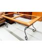 Wrought Iron Table with 2 Glass Tops