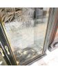 Black Display Cabinet with 2 Glass Doors and Key
