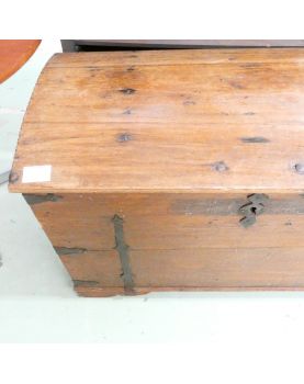 19th Century Domed Chest 1853 with Key