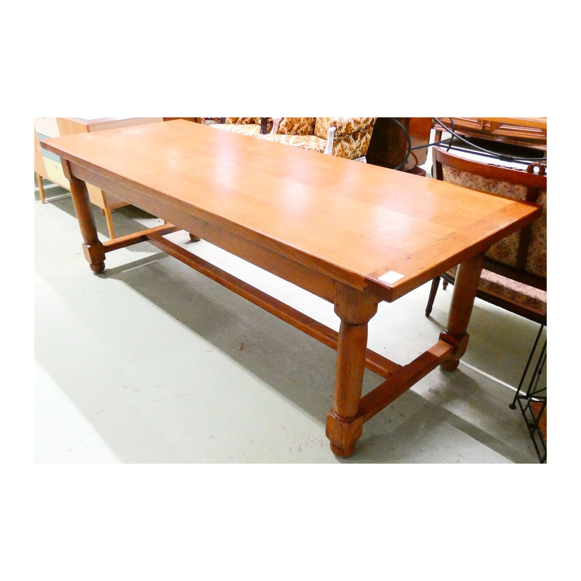 Large Oak Farmhouse Table Large Oak Farmhouse Table