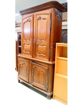 2-section oak sideboard
