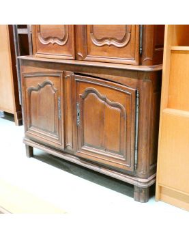 2-section oak sideboard