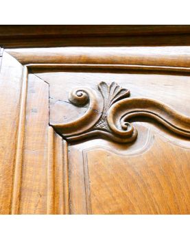 2-section oak sideboard