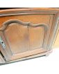 2-section oak sideboard