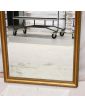 Beveled Gold Frame Mirror