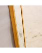 Rectangular Mirror with Beveled Gold Frame