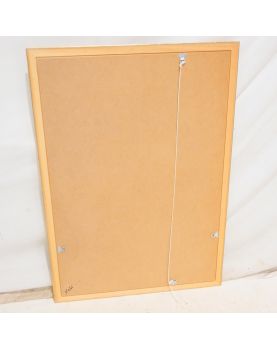 Rectangular Mirror with Beveled Gold Frame
