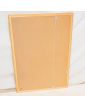 Rectangular Mirror with Beveled Gold Frame