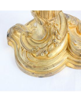 Pair of Small Susse Frère Candlesticks