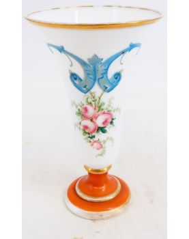 Vase Cornet en Opaline