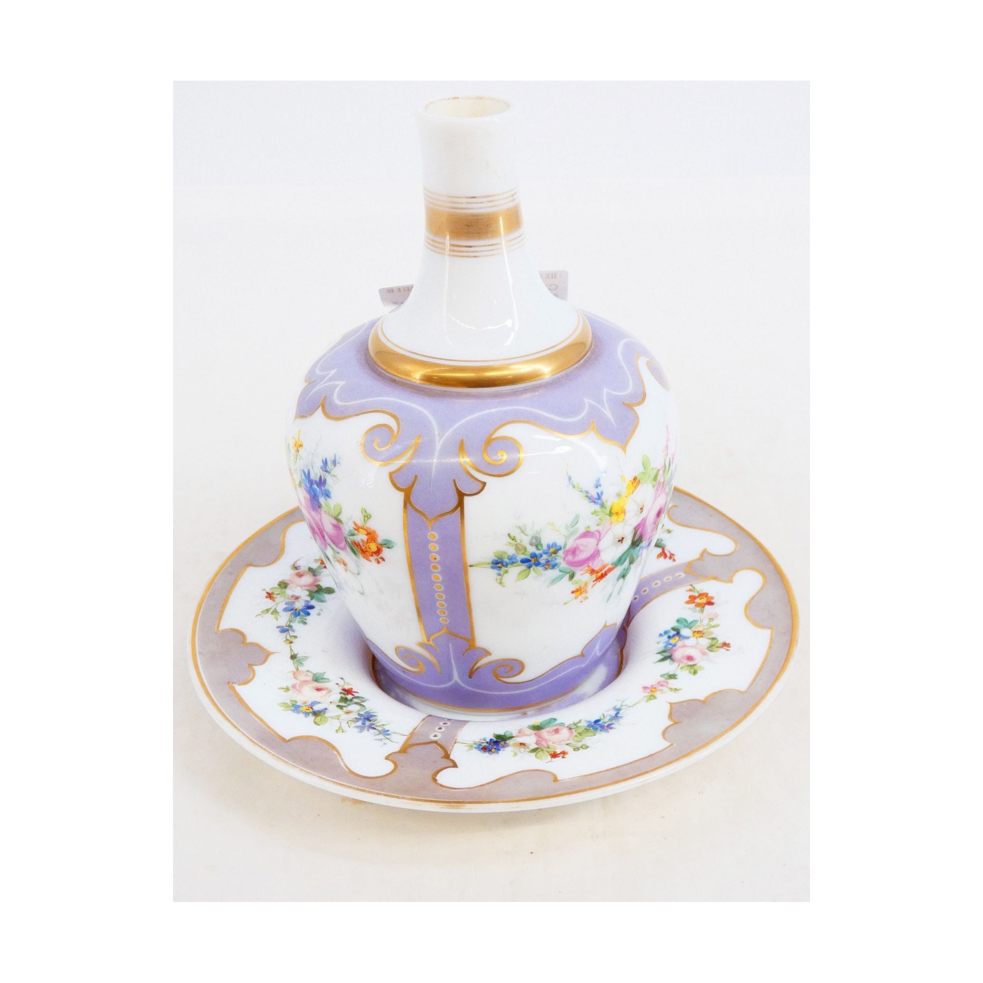 Carafe de Nuit en Opaline sans Bouchon Carafe de Nuit en Opaline sans Bouchon