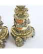 Paire de Bougeoirs Style Louis XVI en Bronze