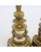 Paire de Bougeoirs Style Louis XVI en Bronze