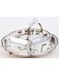 Mendant dish in Silver metal