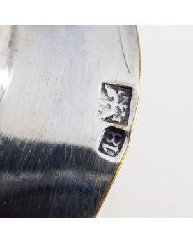Plat Mendiant en Métal Argenté