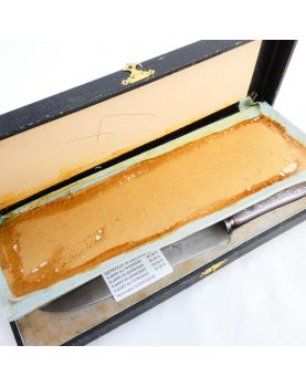 Service à Découper Art Nouveau en Métal Argenté dans son Coffret