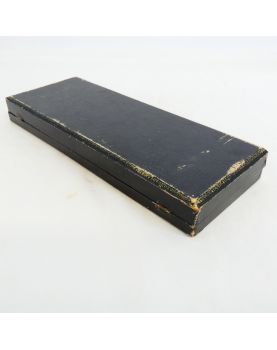 Art Nouveau Carving Set in Silver Metal in its Box
