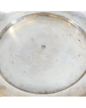 Plat Creux en Argent Oriental