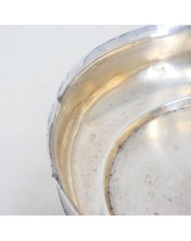 Oriental Silver Hollow Dish
