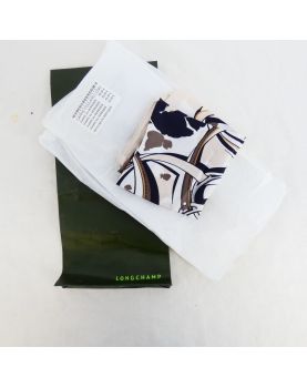 LONGCHAMPS Foulard Carré Neuf dans son Étui