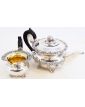 Silver Metal Teapot and Milk Jug Set by Gandais PALA