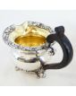 Silver Metal Teapot and Milk Jug Set by Gandais PALA