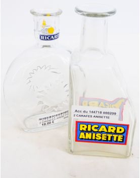 Paire de Carafes Ricard ANISETTE