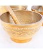 Set of 3 Small Brass Mortars