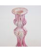 Bougeoir en Verre de Clichy Rose
