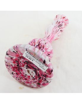 Bougeoir en Verre de Clichy Rose