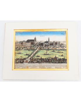 Aquarelle Vue Optique Ville de BLOIS