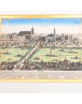 Aquarelle Vue Optique Ville de BLOIS