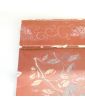 Lot de 3 Panneaux Asiatique Laqués Rouge