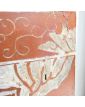 Set of 3 Red Lacquered Asian Panels