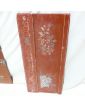 Lot de 3 Panneaux Asiatique Laqués Rouge