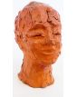 Small Terracotta Face Sculpture