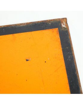 Plaque Émaillée Train SNCF Orange