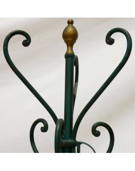 Perroquet en Fer Forgé Vert