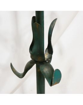 Green Wrought Iron Parrot