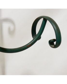 Green Wrought Iron Parrot