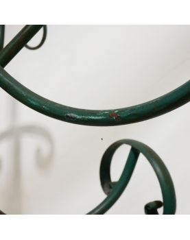 Green Wrought Iron Parrot