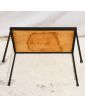 Petite Table en Céramique Décor Floral Années 1960