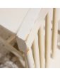 Set of 4 White Patina Chairs