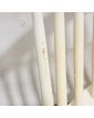 Set of 4 White Patina Chairs