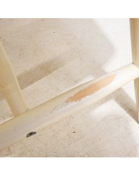 Set of 4 White Patina Chairs