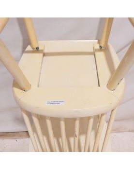Set of 4 White Patina Chairs