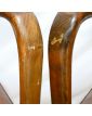 Pair of Brown Leather Bridge Armchairs