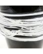 Black Glass Vase Attributed to MURANO