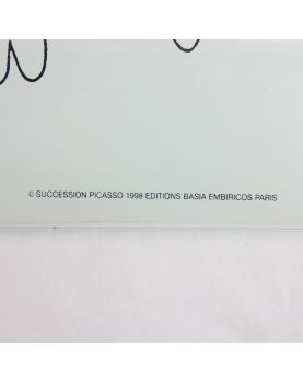 Picasso Bird Decor Estate Glassware